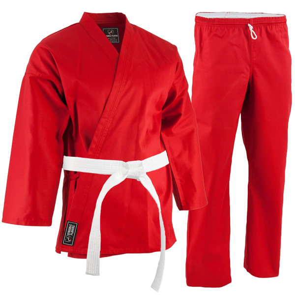 Karate Uniform Red Design Plus