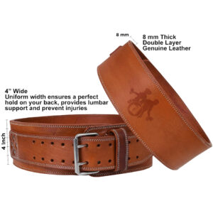 Leather Weightlifting Belt