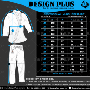 Judo Gi Size Chart